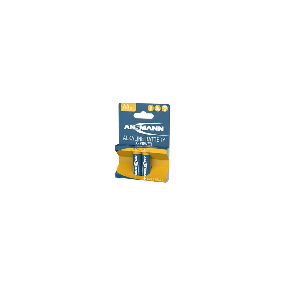 ANSMANN Pile alcaline "X-Power", Mignon AA, blister de 2