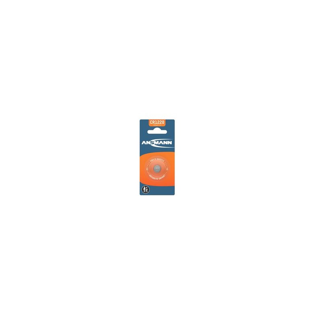 ANSMANN Pile bouton au lithium "CR1220", 3,0 V, blister d'1