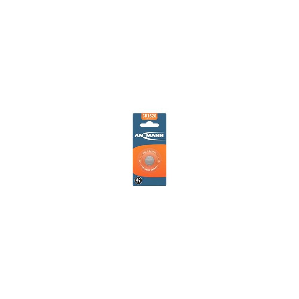 ANSMANN Pile bouton au lithium "CR1620", 3,0 Volt, blister