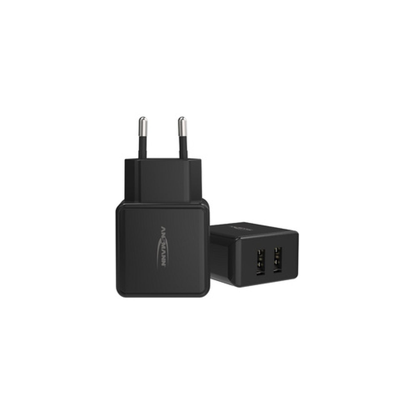 ANSMANN Chargeur USB Home Charger HC212, 2x port USB, noir