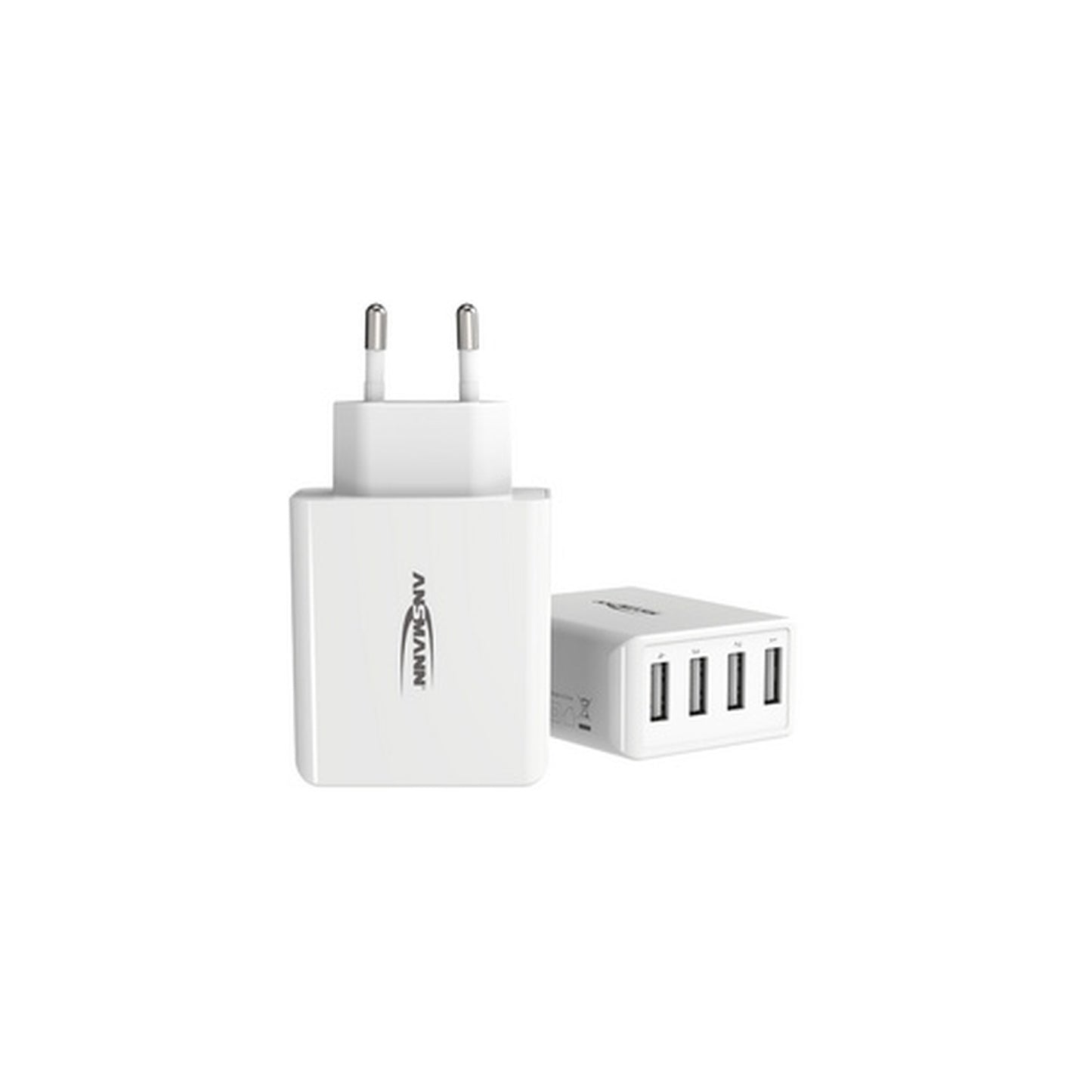 ANSMANN Chargeur USB Home Charger HC430, 4x port USB, blanc