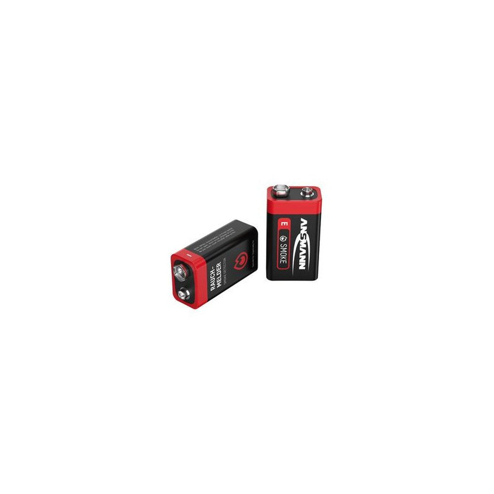 ANSMANN Pile alcaline, E-bloc 6LR61, 9 Volt, pack de 6