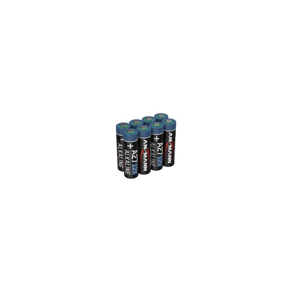 ANSMANN Pile alcaline A27/LR27, 12 V, en lot de 8
