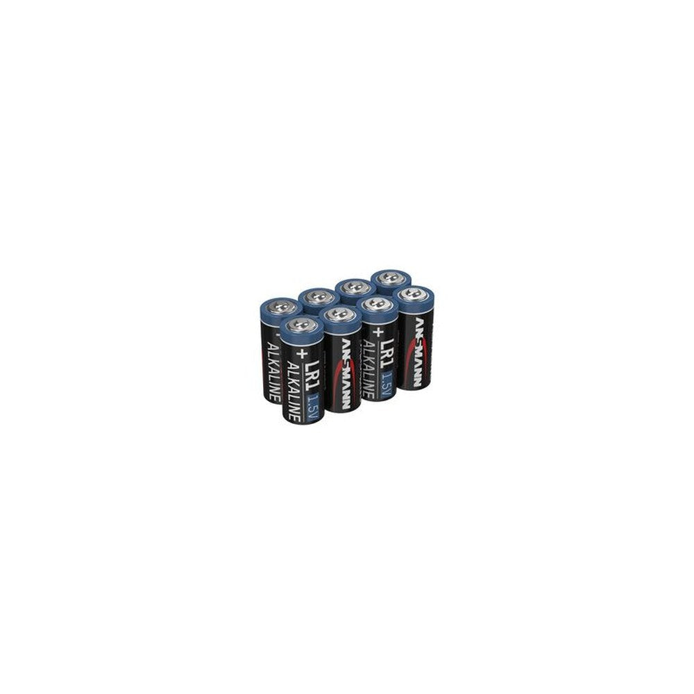 ANSMANN Pile alcaline LR1, 1,5 V, en lot de 8
