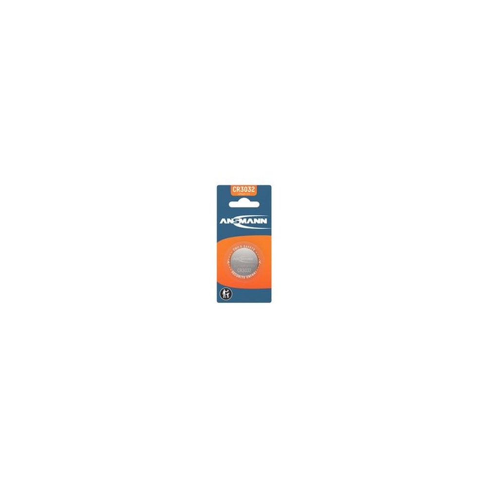 ANSMANN Pile bouton au lithium CR3032, 3 Volt, blister d'1