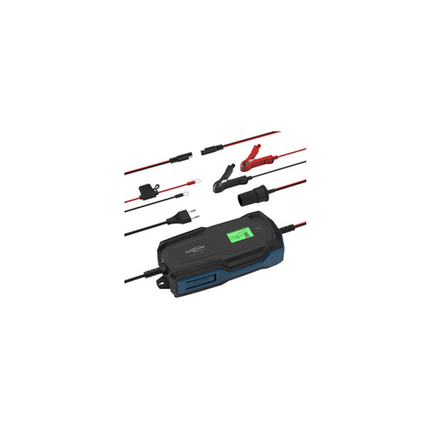 ANSMANN Chargeur de batterie BC, 6-12V/10A, noir/bleu