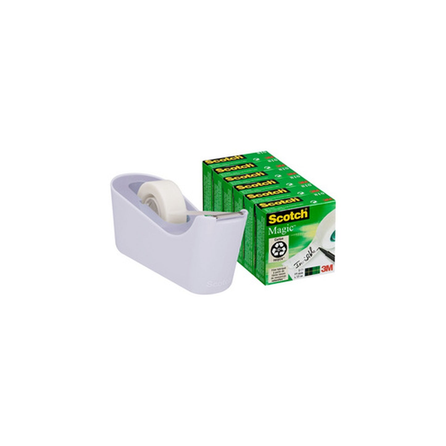 3M Scotch Dévidoir de bureau multipack C18, lavande