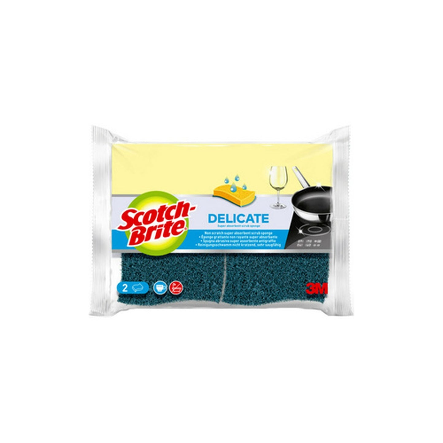 Scotch-Brite Eponge grattante non rayante Delicate