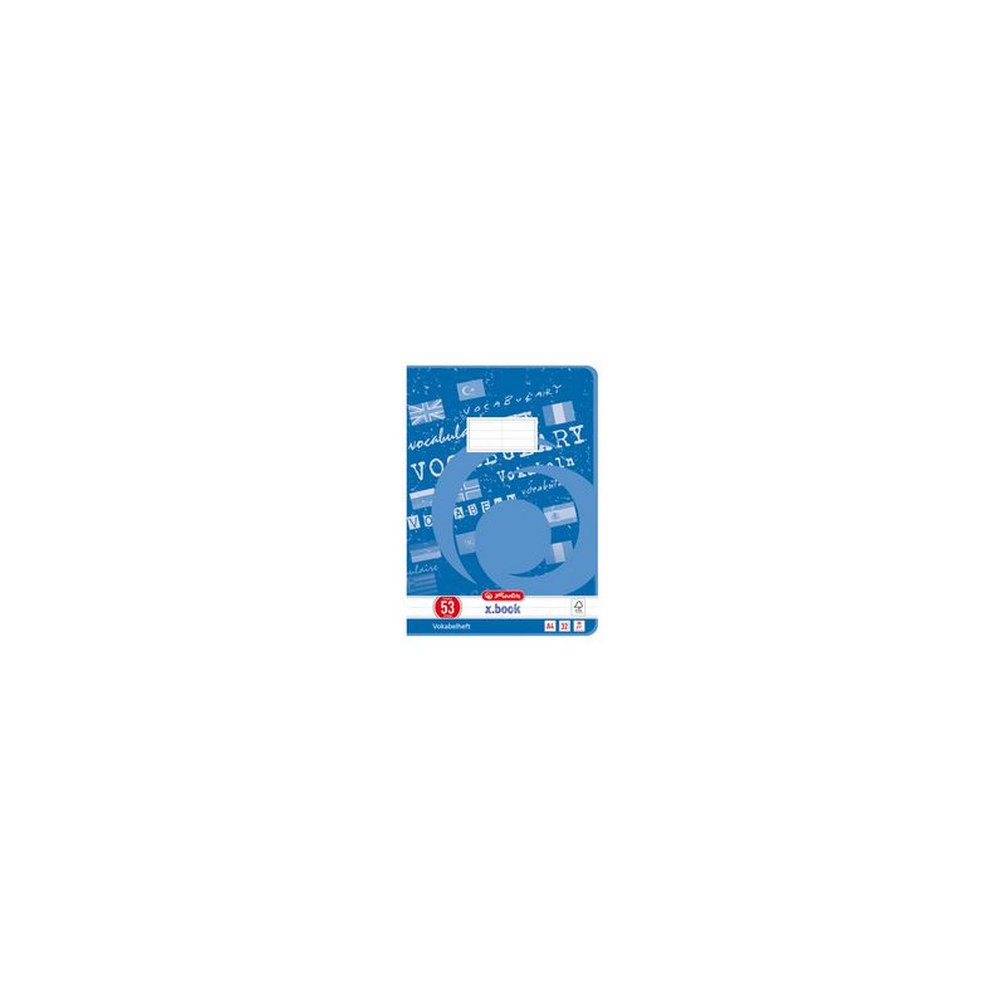 herlitz Cahier de vocabulaire x.book, A4, 2 colonnes,