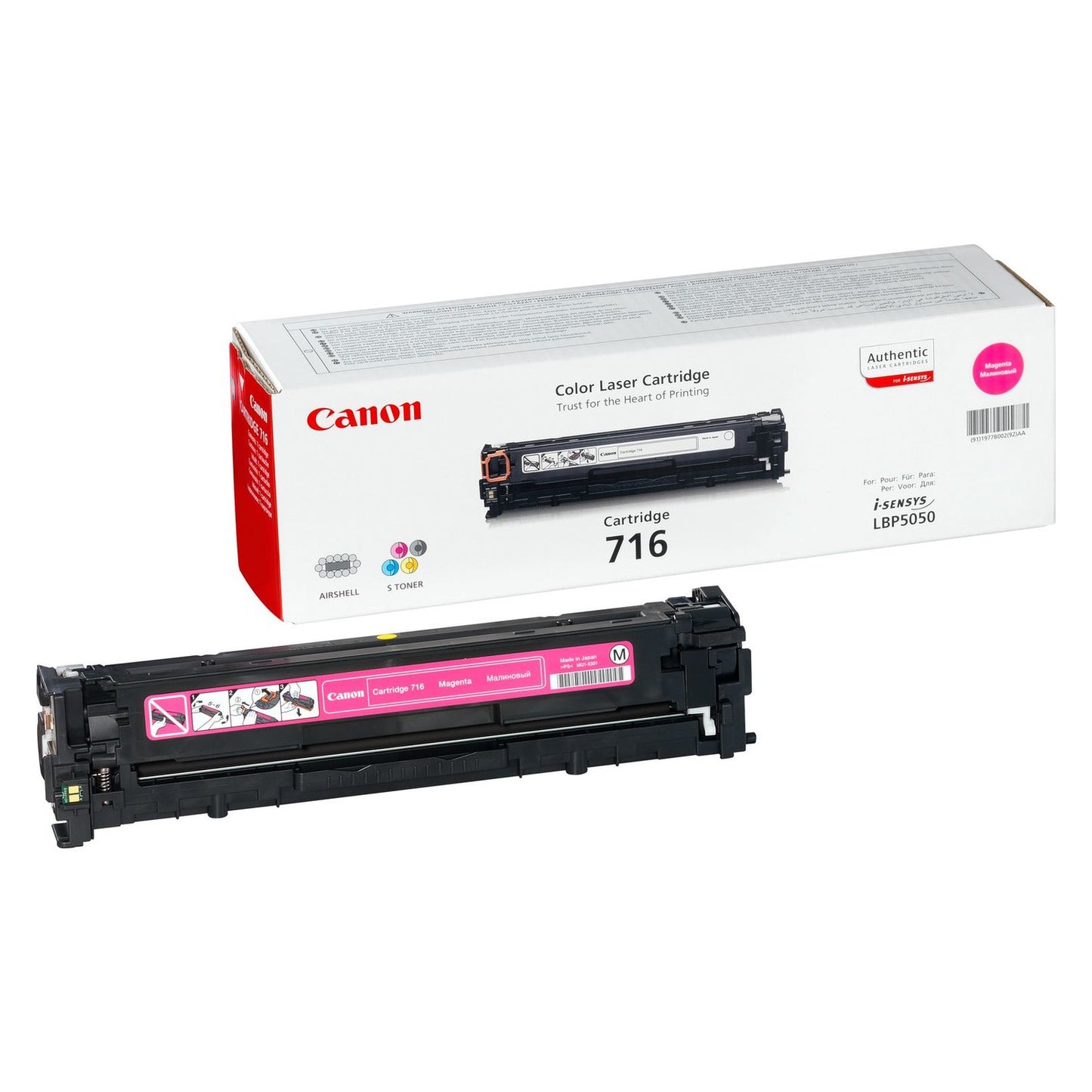 Toner d'origine Canon 1978B002 / 716M - magenta