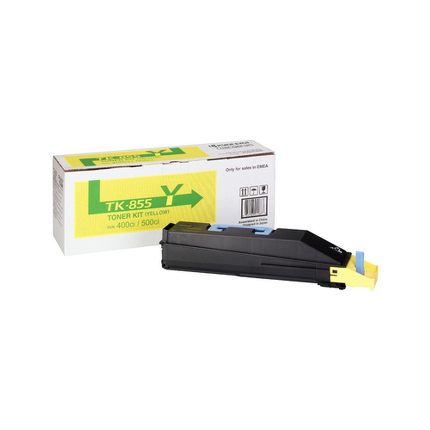 Toner d'origine Kyocera 1T02H7AEU0 / TK-855 Y - jaune