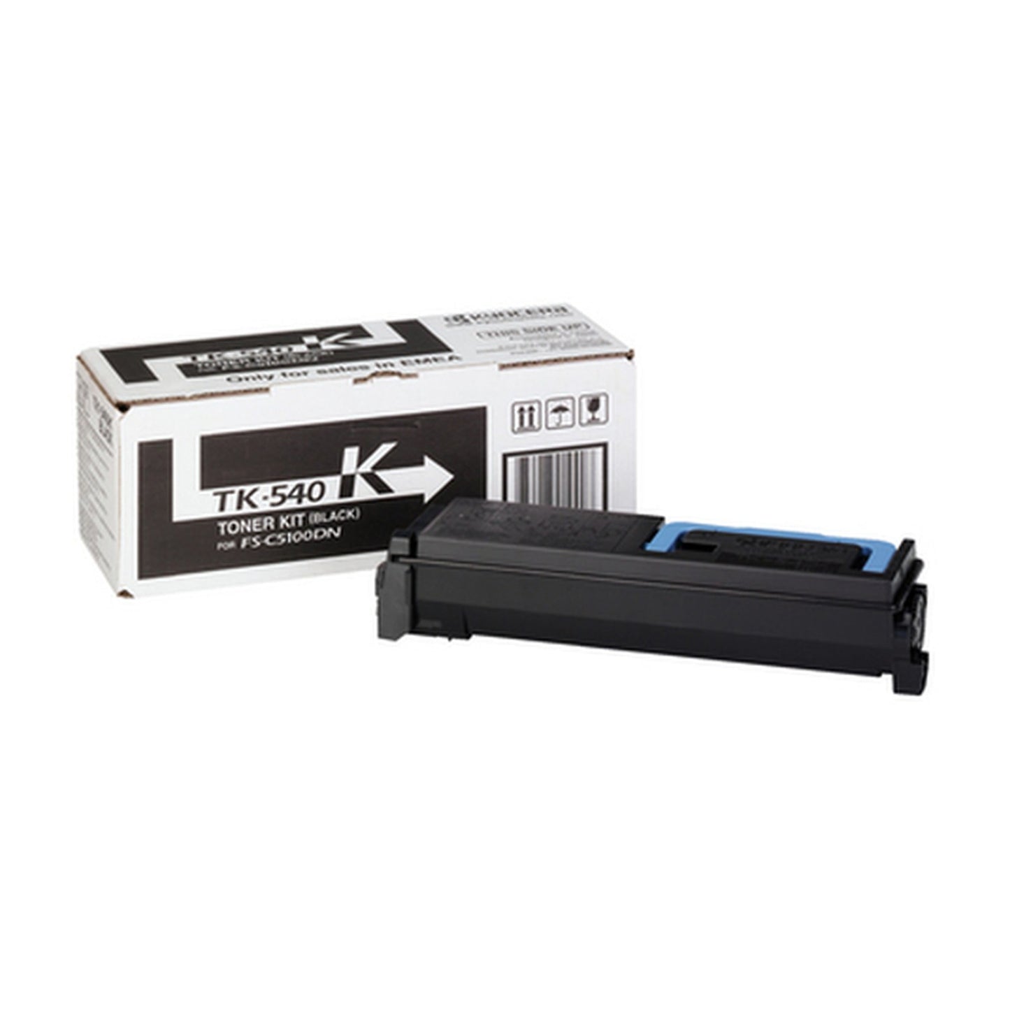 Toner d'origine Kyocera 1T02HL0EU0 / TK-540 K - noir
