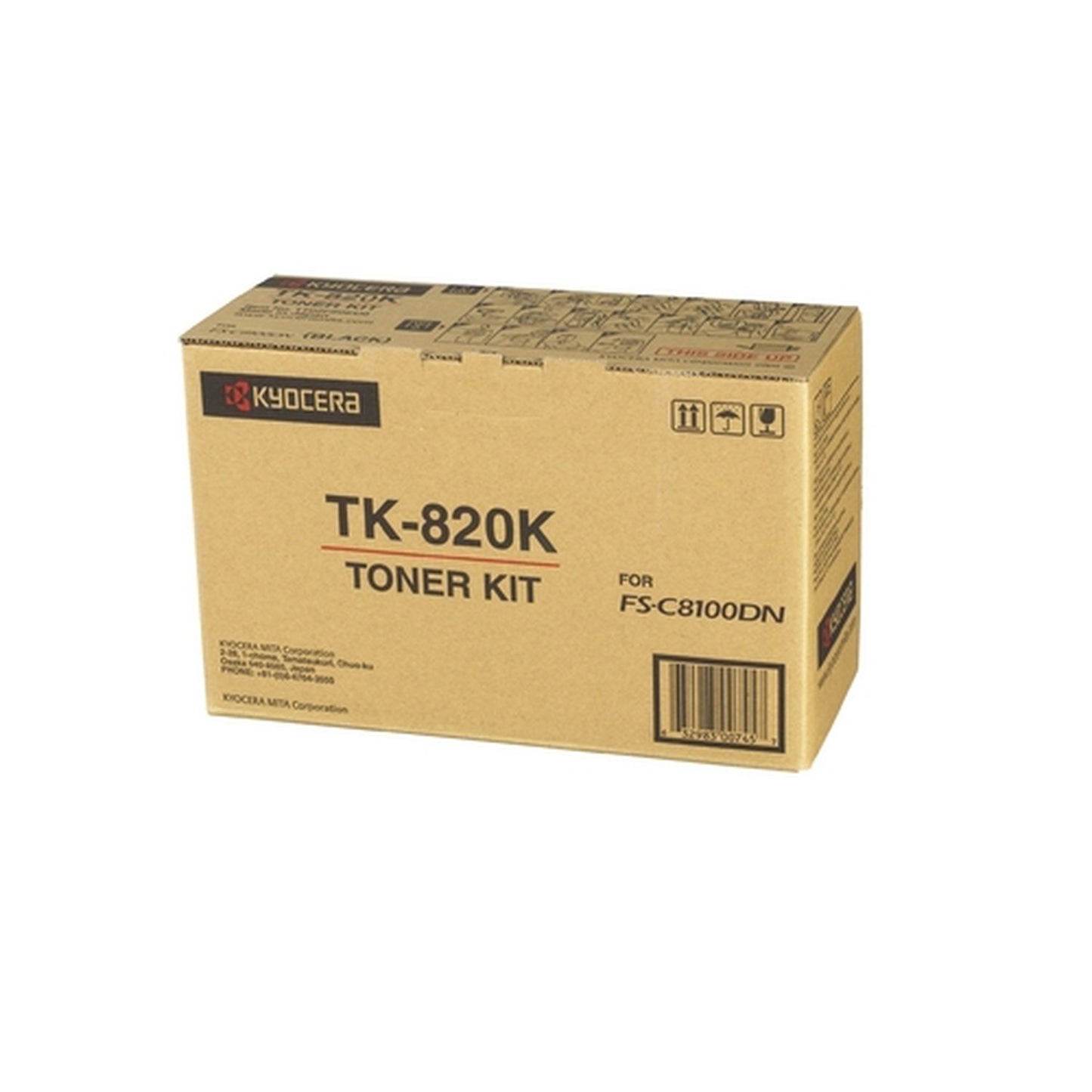 Toner d'origine Kyocera 1T02HP0EU0 / TK-820 K - noir