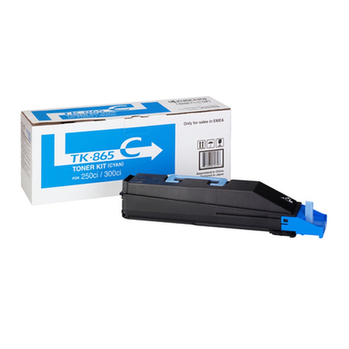 Toner d'origine Kyocera 1T02JZCEU0 / TK-865 C - cyan