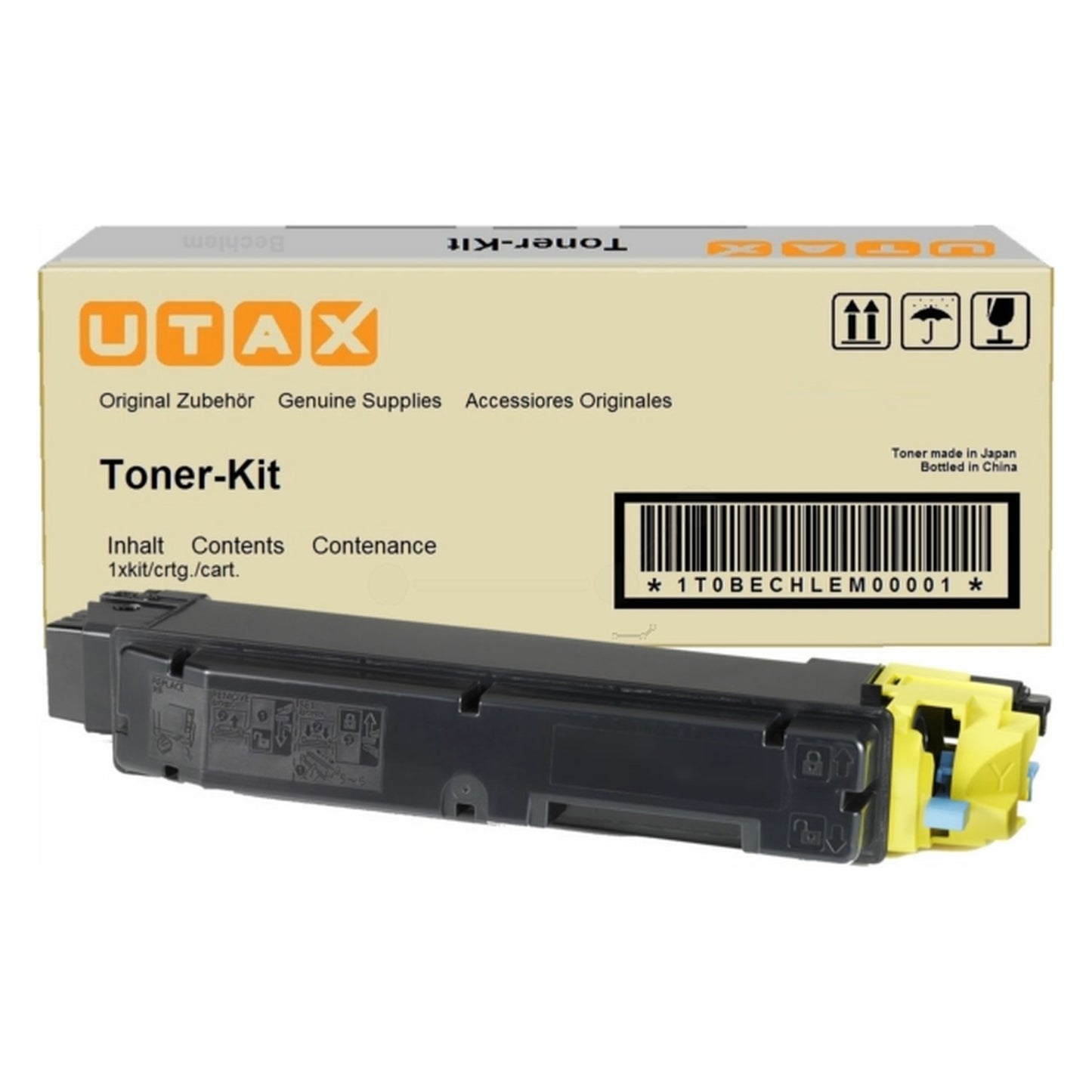 Toner d'origine Utax 1T02NSAUT0 / PK-5012 Y - jaune