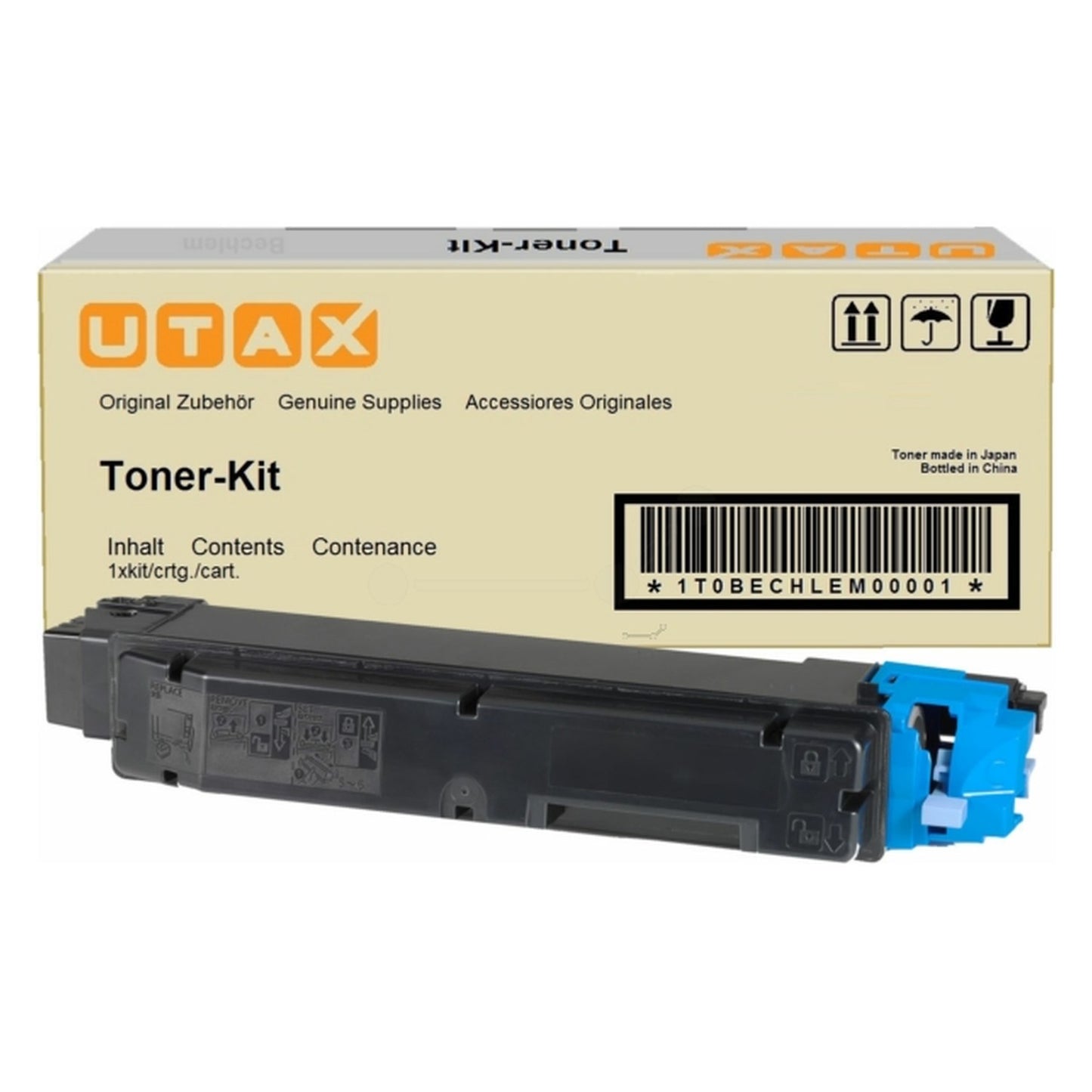 Toner d'origine Utax 1T02NSCUT0 / PK-5012 C - cyan