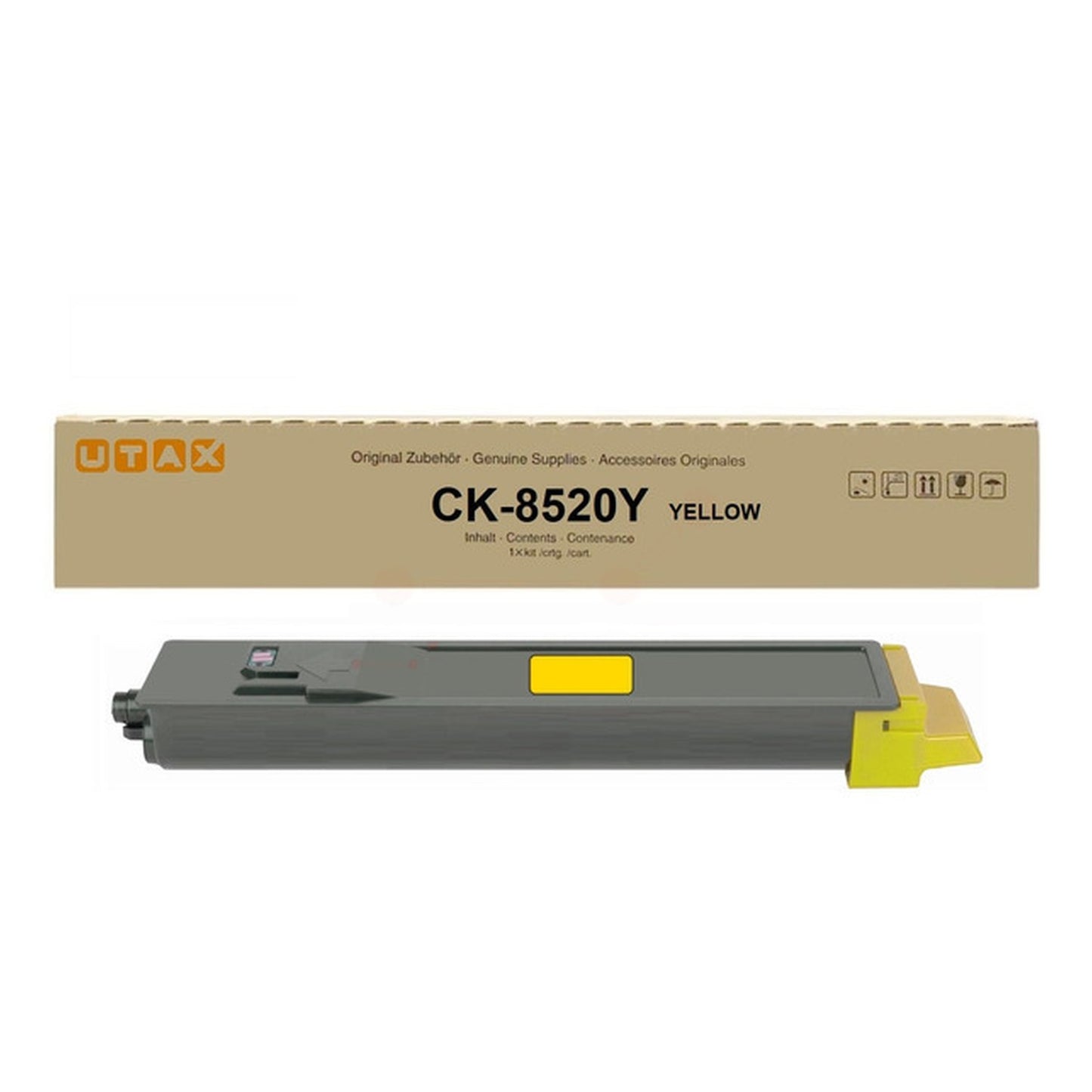 Toner d'origine Utax 1T02P3AUT0 / CK-8520 Y - jaune