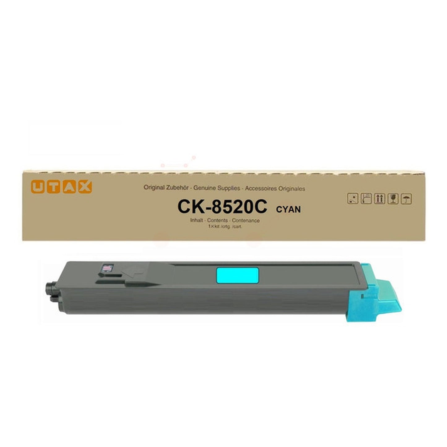 Toner d'origine Utax 1T02P3CUT0 / CK-8520 C - cyan