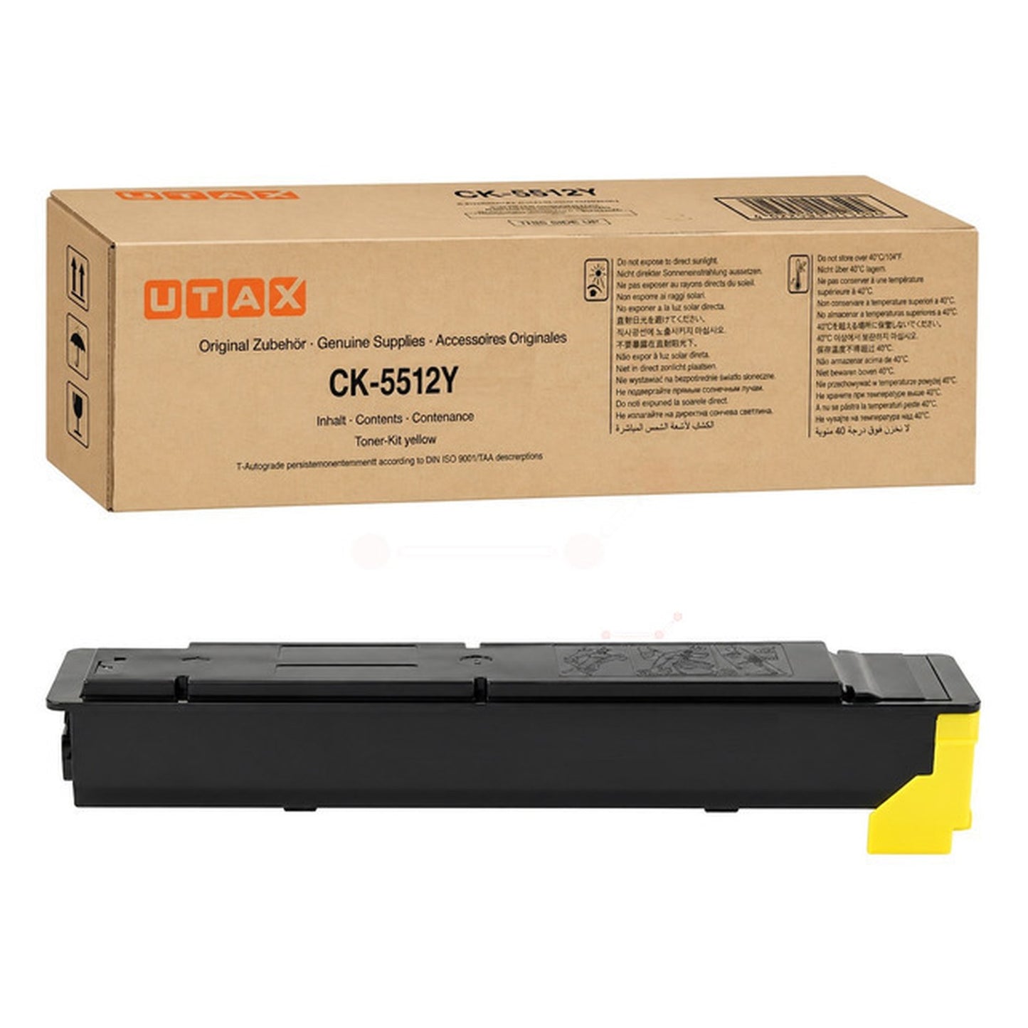 Toner d'origine Utax 1T02R6AUT0 / CK-5512 Y - jaune