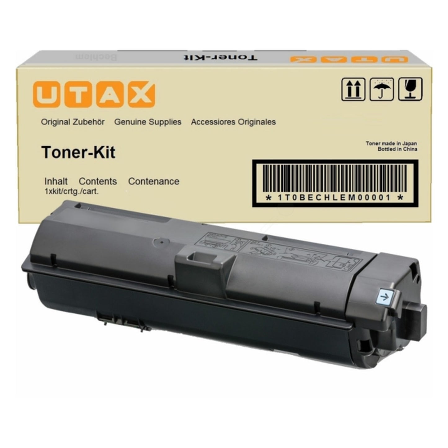 Toner d'origine Utax 1T02RV0UT0 / PK-1010 - noir