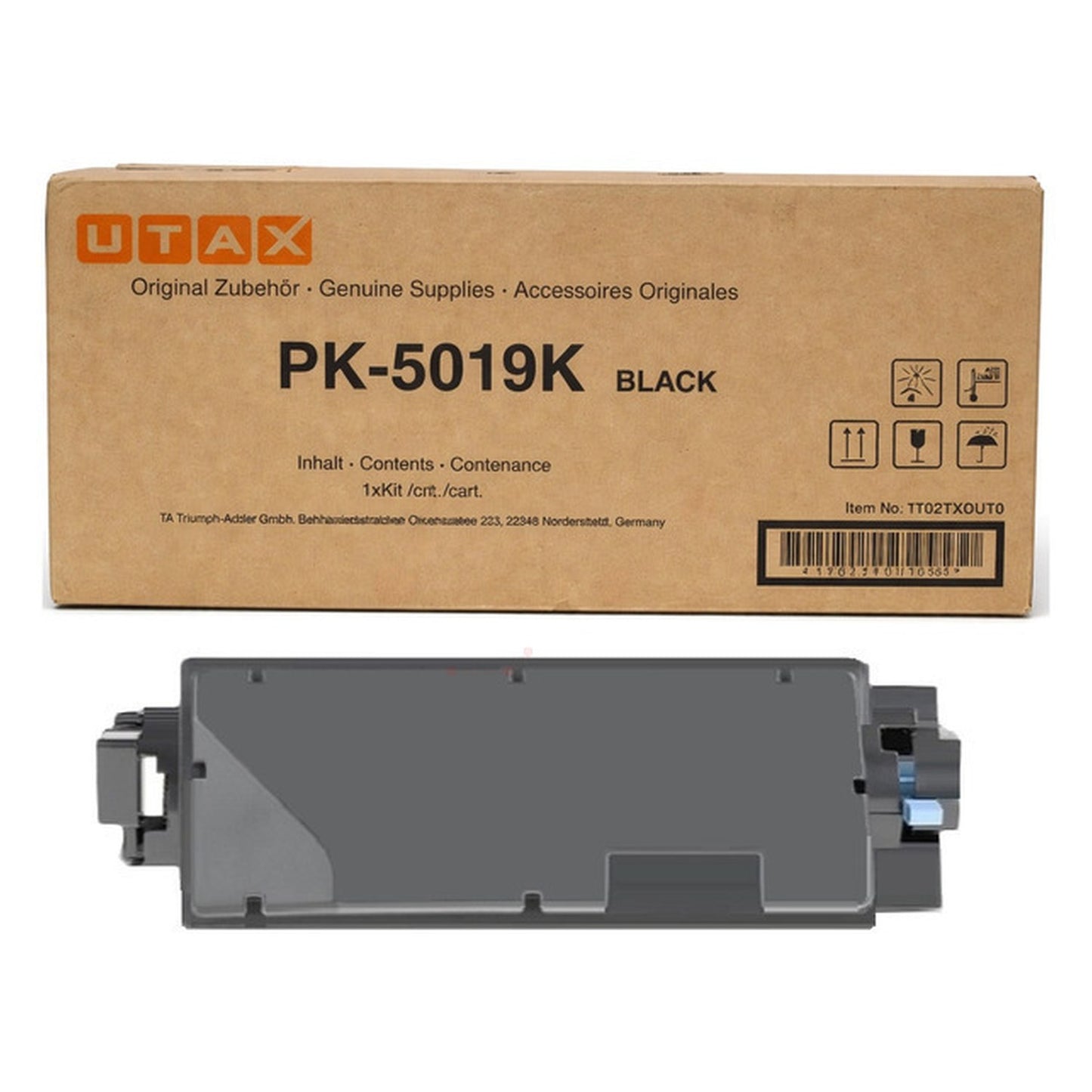 Toner d'origine Utax 1T02TX0UT0 / PK-5019 K - noir