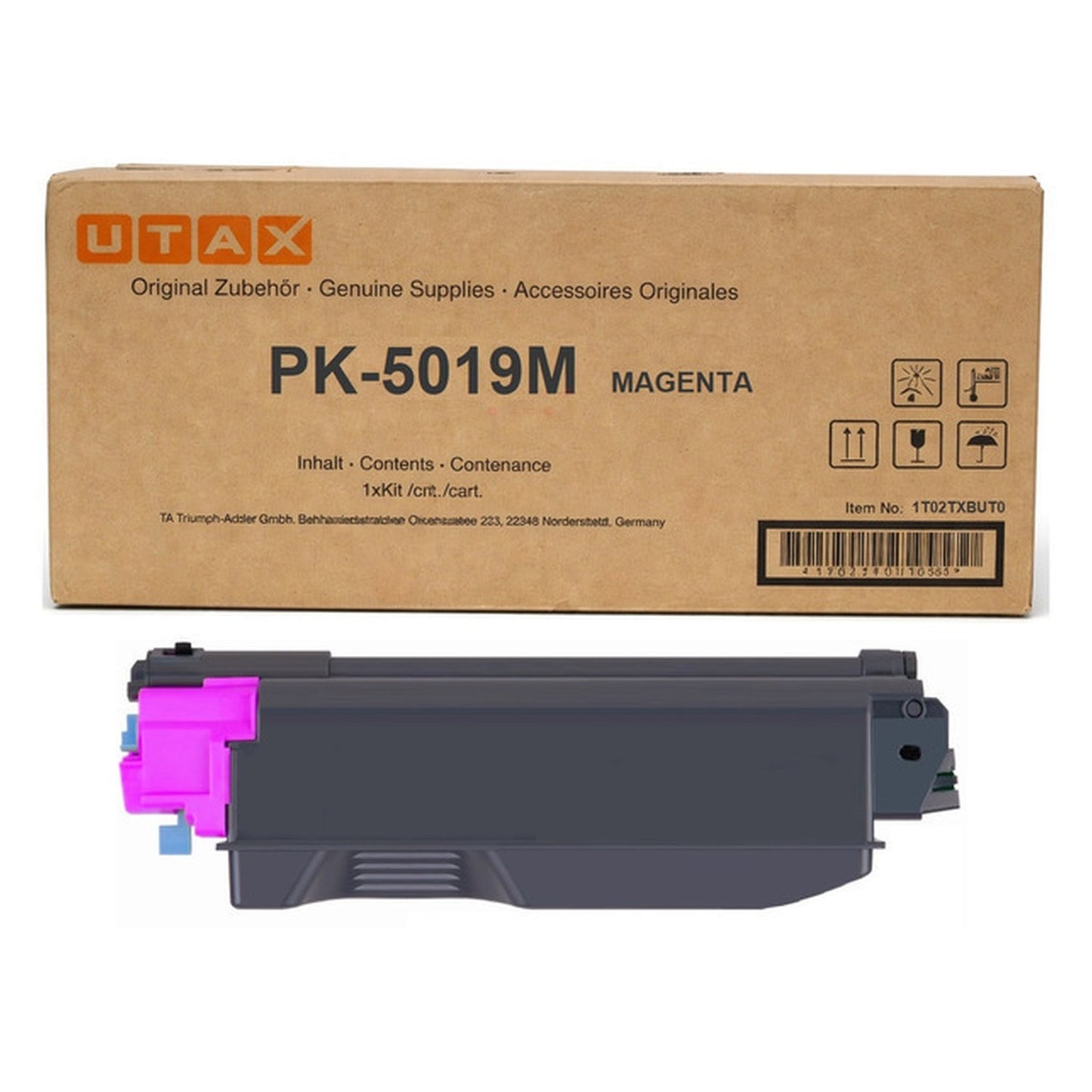 Toner d'origine Utax 1T02TXBUT0 / PK-5019 M - magenta