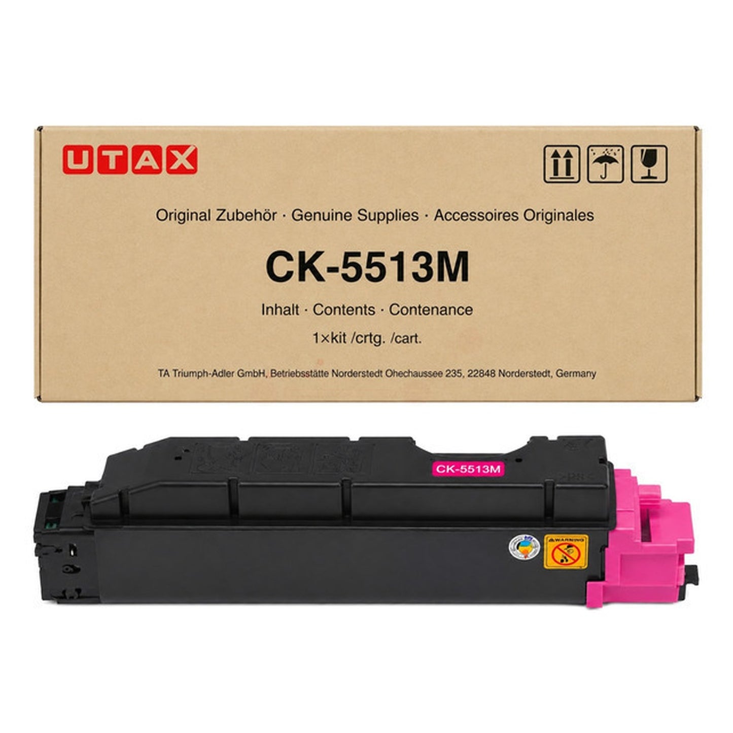 Toner d'origine Utax 1T02VMBUT0 / CK-5513 M - magenta