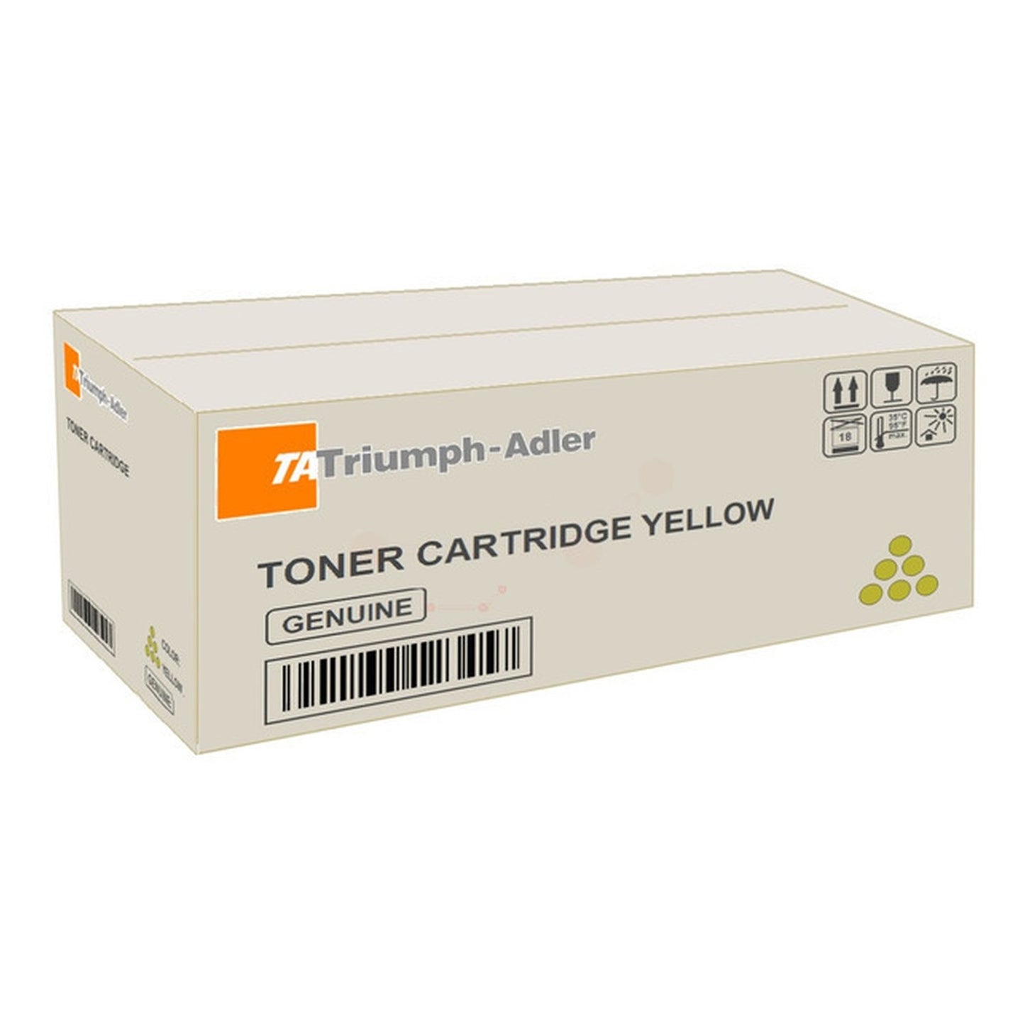 Toner d'origine Triumph-Adler 1T02YPATA0 / CK-8530 Y - jaune