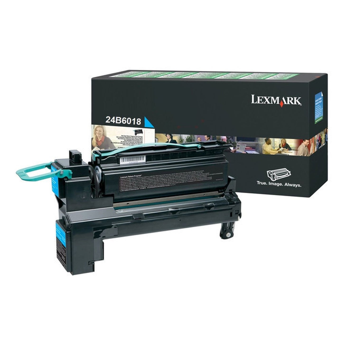 Toner d'origine Lexmark 24B6018 - cyan