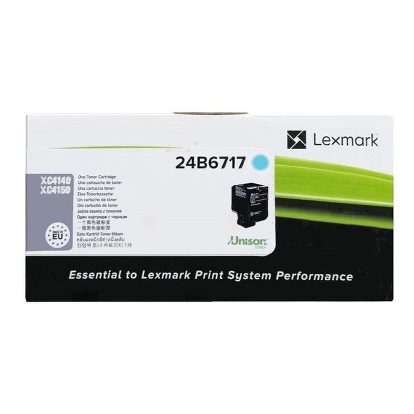 Toner d'origine Lexmark 24B6717 - cyan