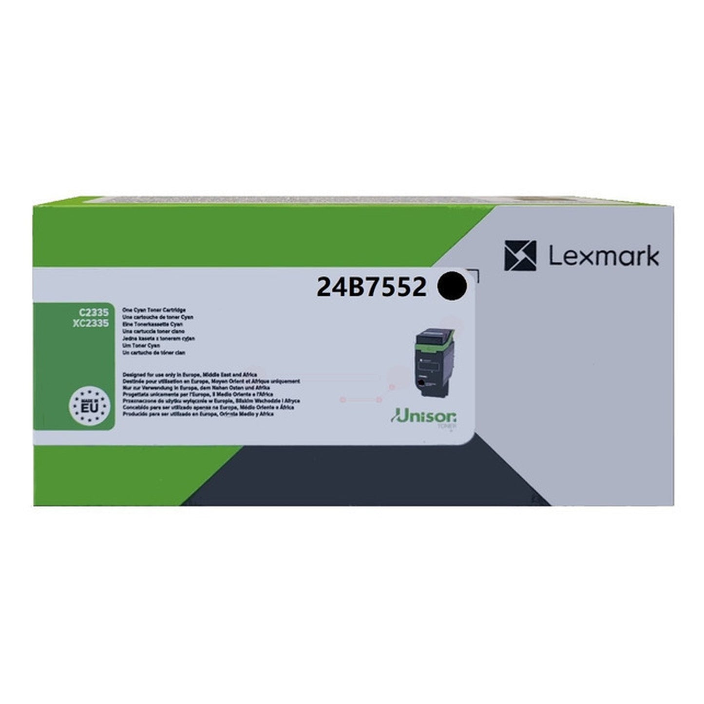 Toner d'origine Lexmark 24B7552 - noir