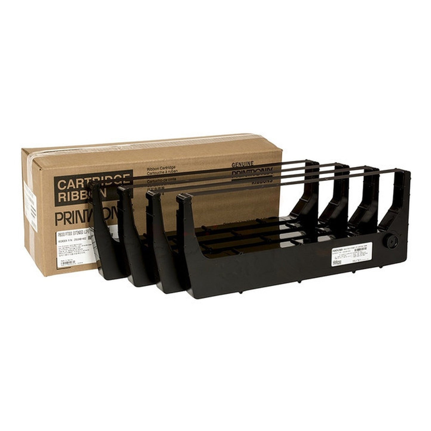 Ruban d'origine Printronix 255048401 - noir - pack de 4