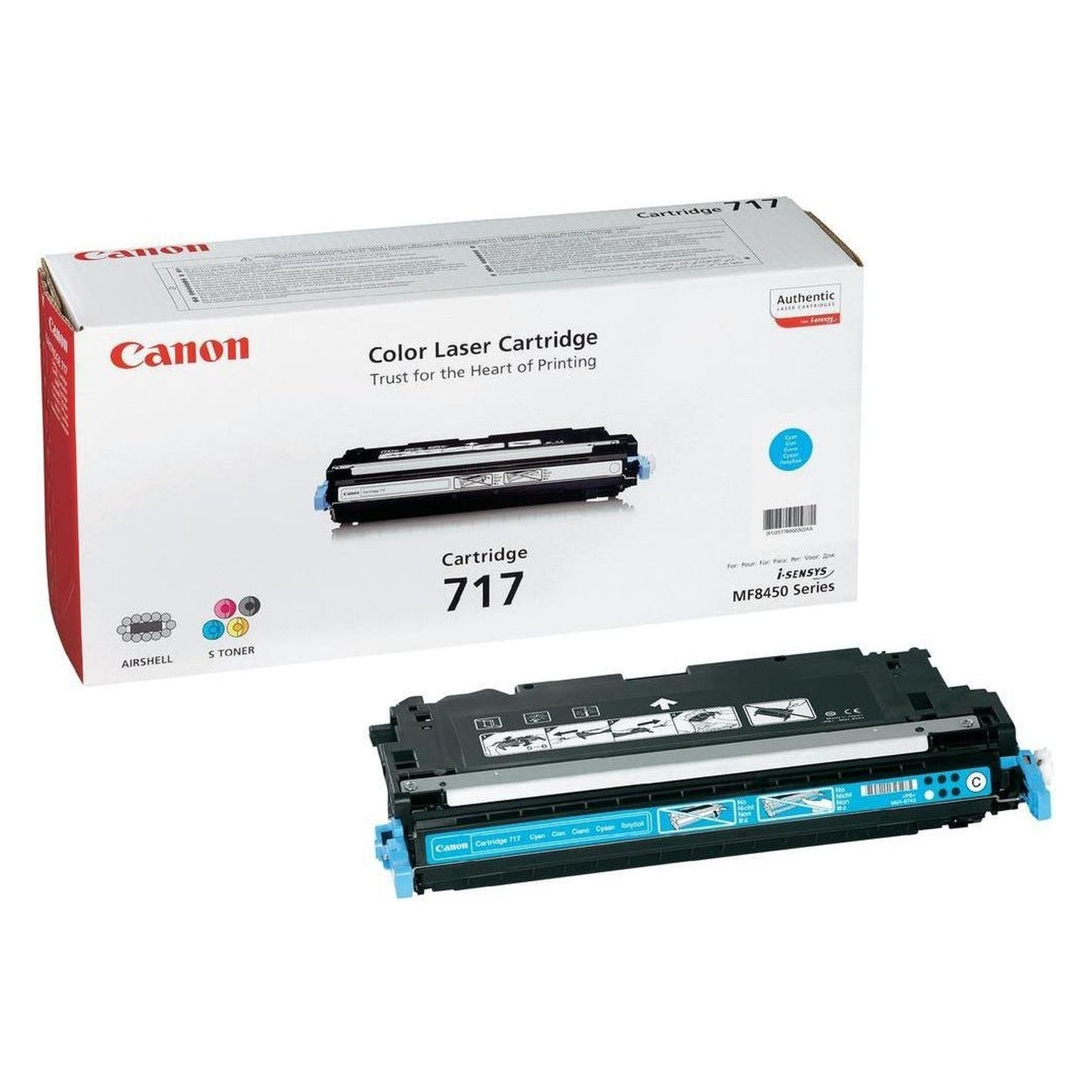Toner d'origine Canon 2577B002 / 717C - cyan