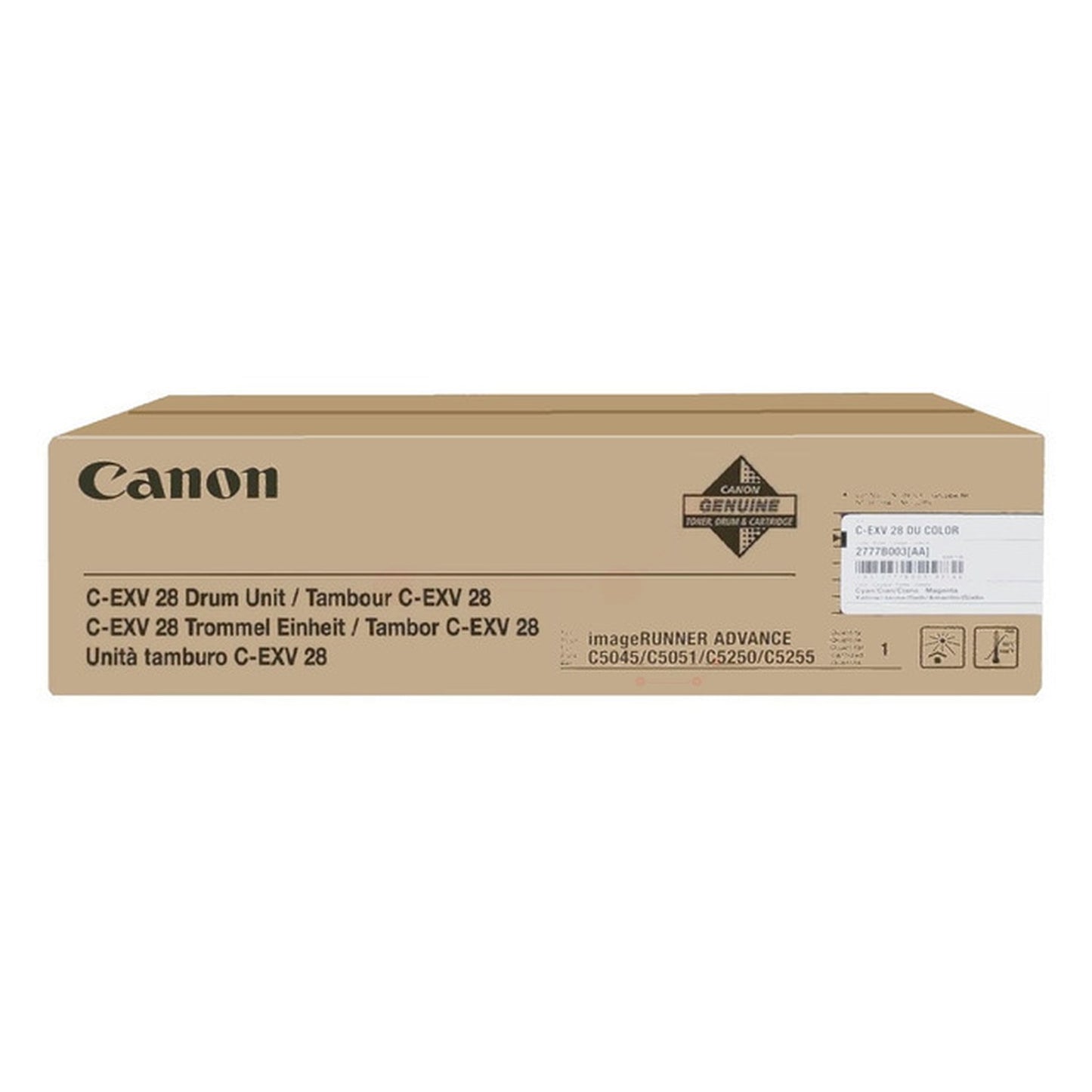Tambour 3 Couleurss de Marque Canon C-EXV28DRUM3C (2777B003) (Cyan Magenta Jaune) - (85000 copies)