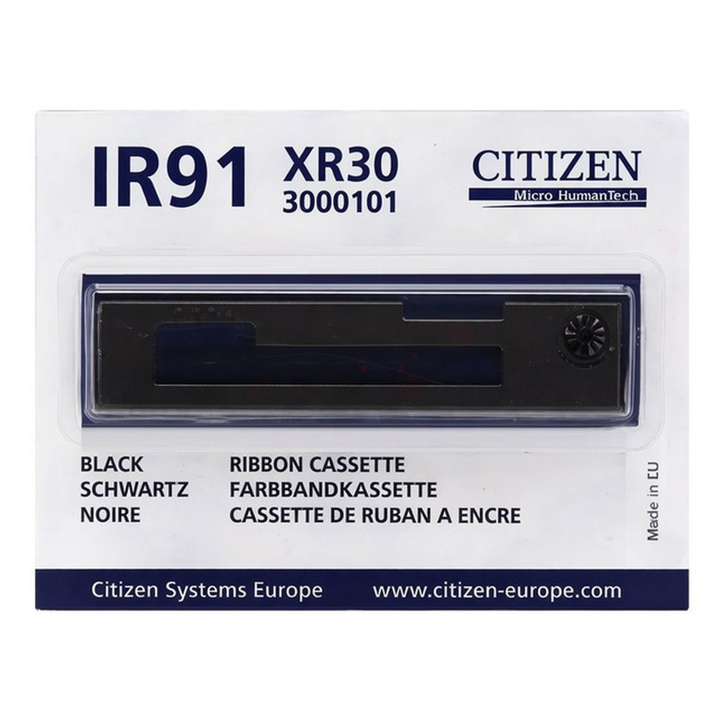 Ruban d'origine Citizen 3000101 / IR 91 B - noir