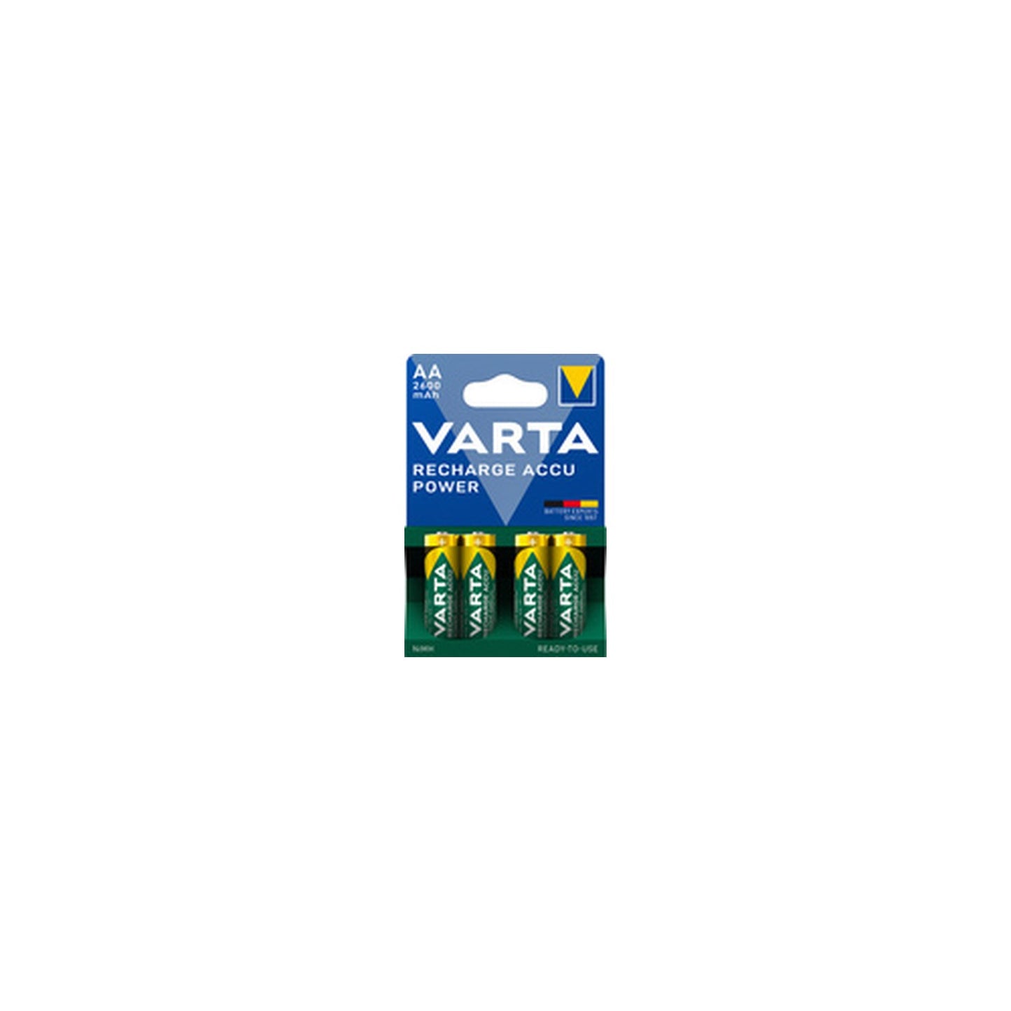 VARTA Pile NiMH "Rechargeable Accu", Mignon (AA), 2 600 mAh