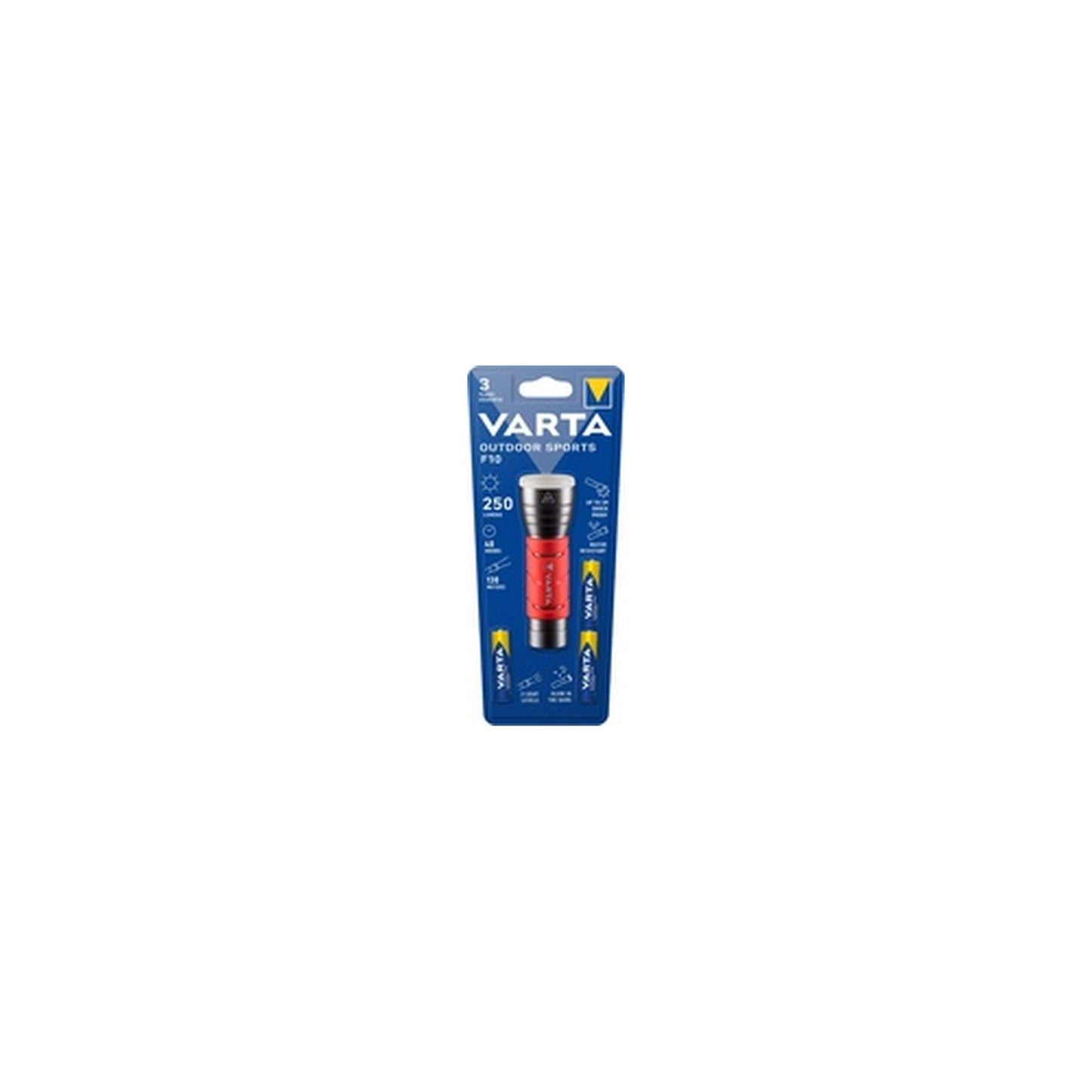 VARTA Lampe de poche LED "Outdoor Sports F10", 3 AAA