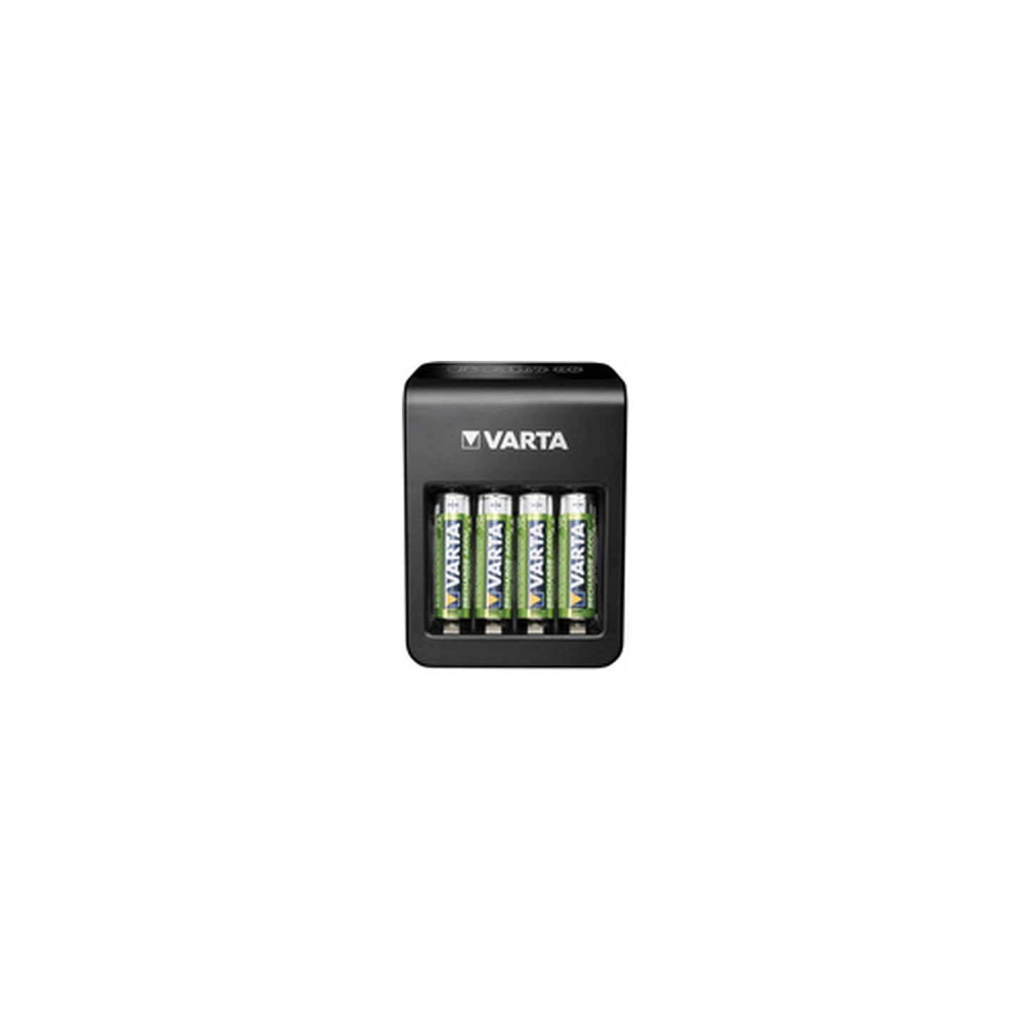 VARTA Chargeur LCD Plug Charger+, avec 4 piles AA
