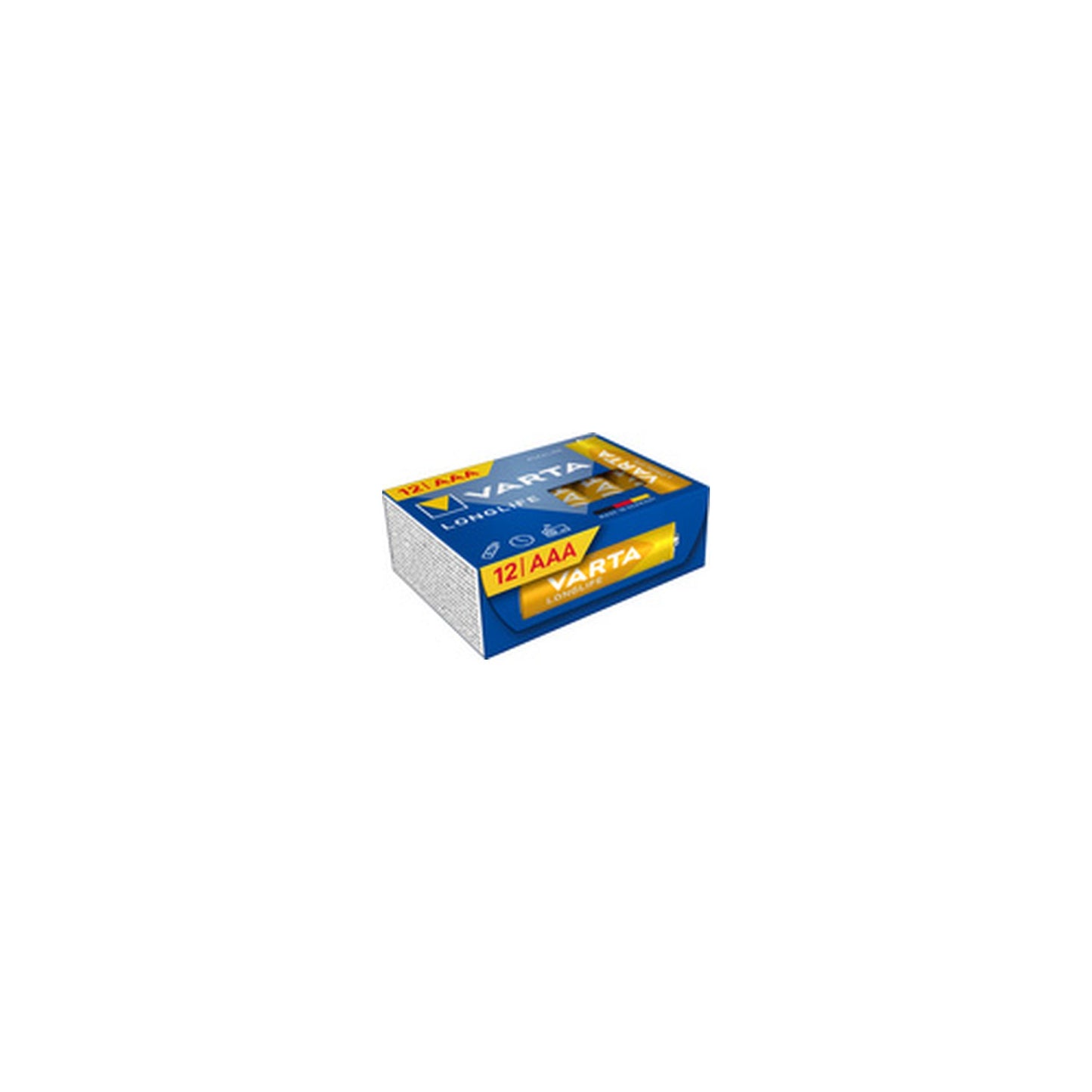 VARTA Pile alcaline Longlife, Micro (AAA), 12 pièces
