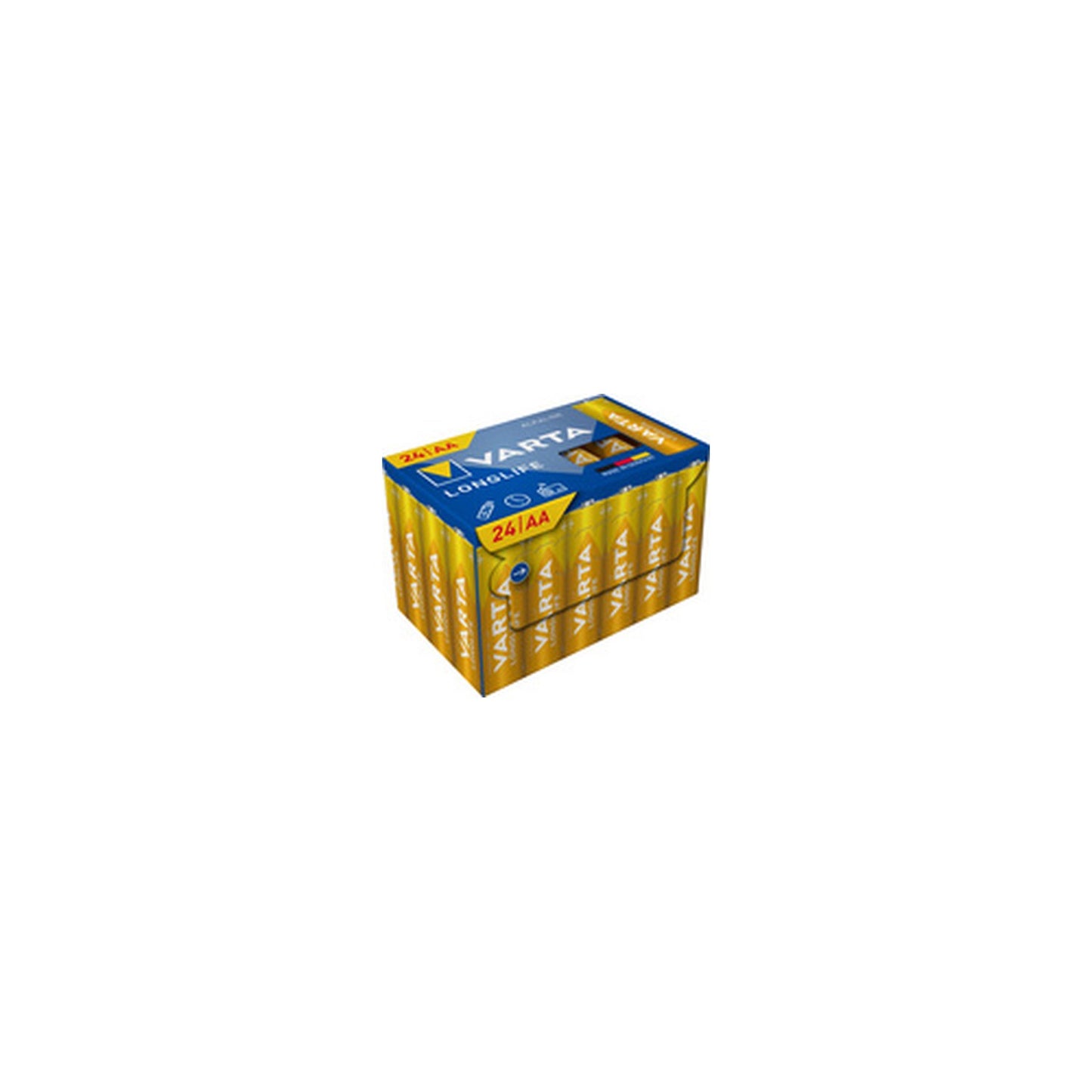 VARTA Pile alcaline Longlife, Mignon (AA), 24 pièces