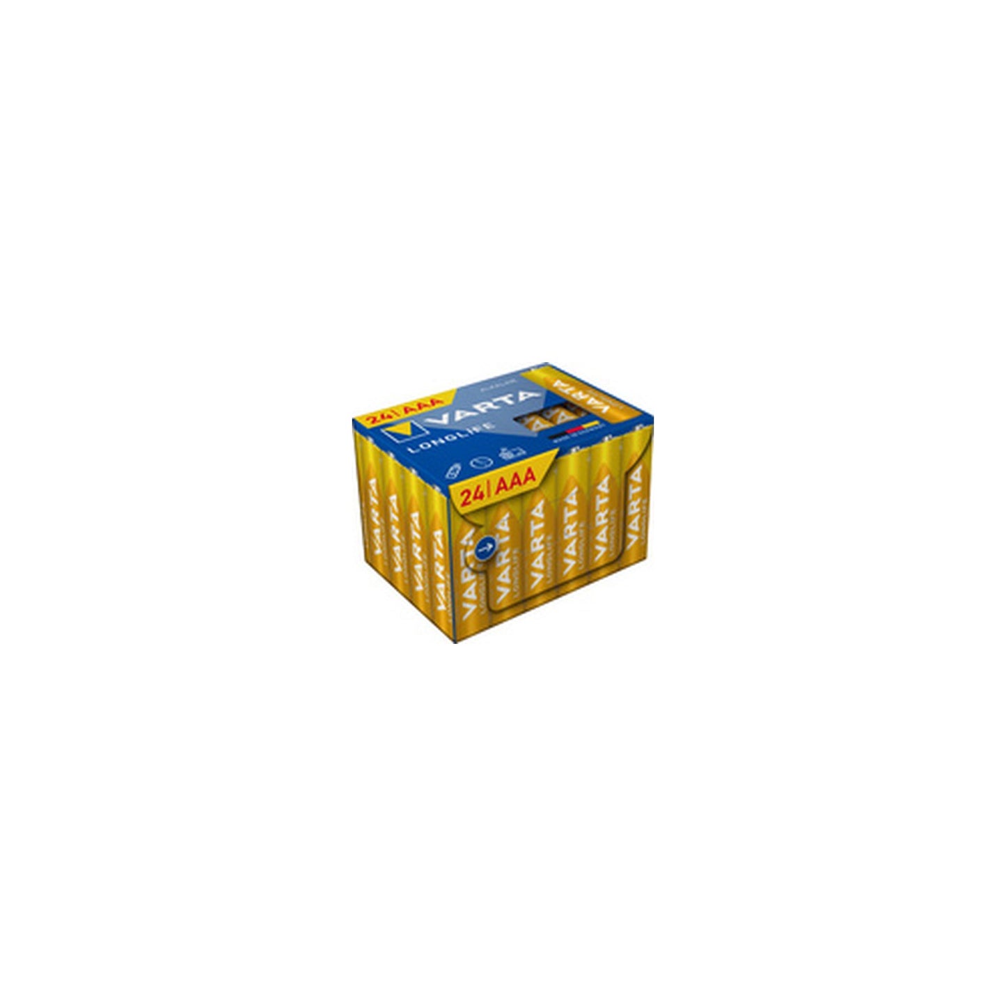 VARTA Pile alcaline Longlife, Micro (AAA), 24 pièces