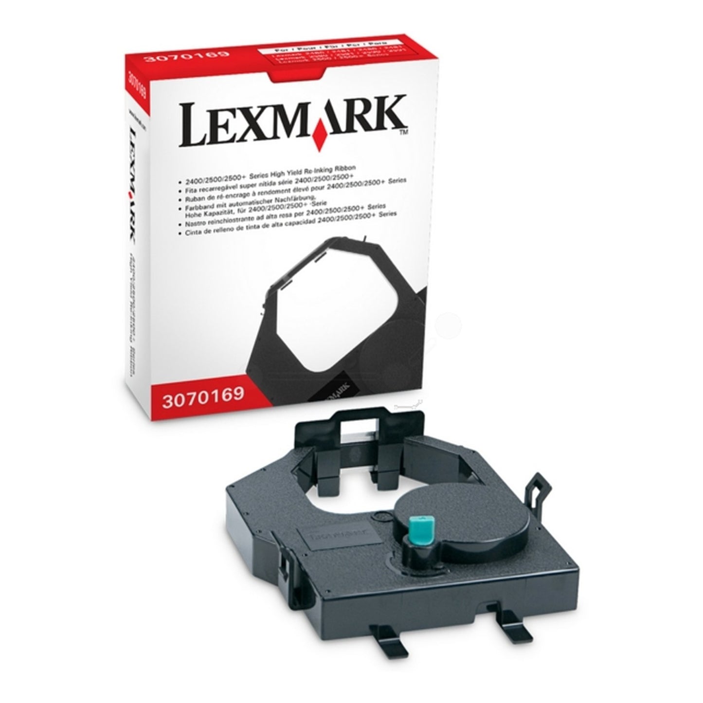 Ruban d'origine Lexmark 3070169 - noir
