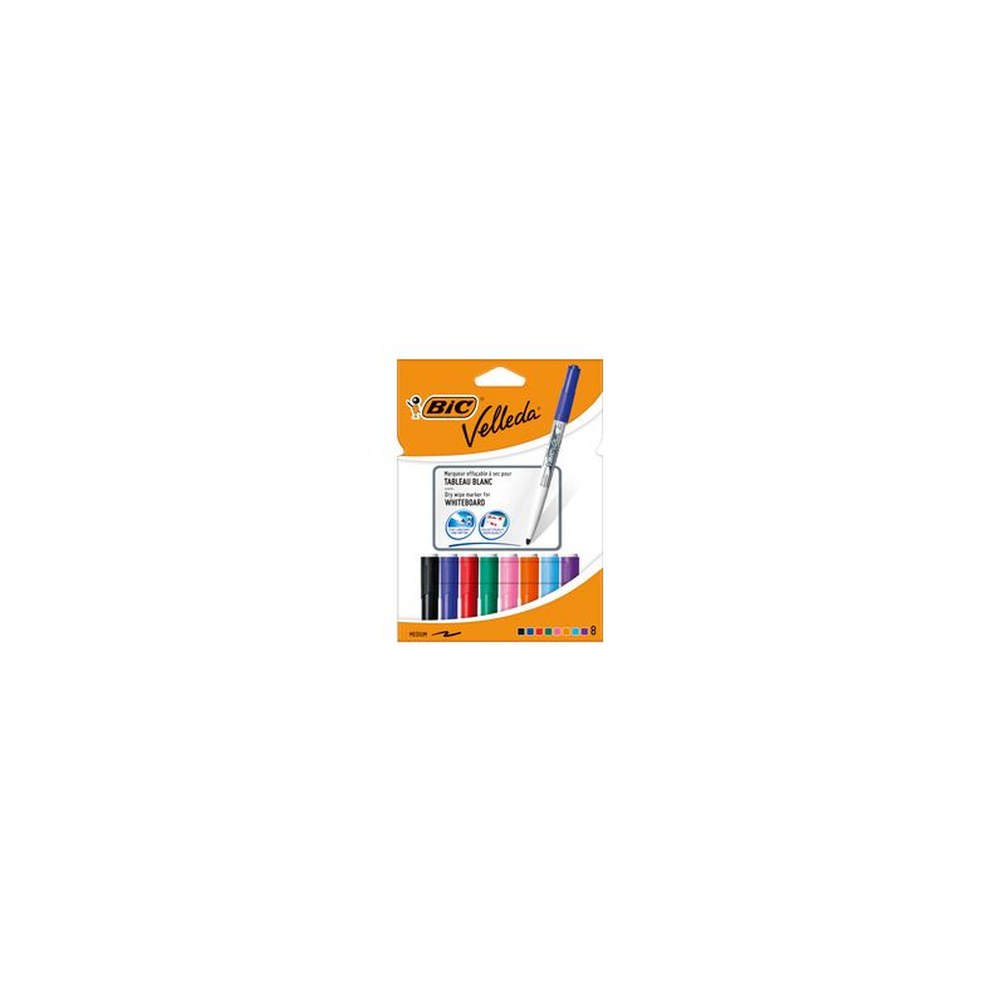 BIC Marqueur pour tableau blanc Velleda 1741, pointe ogive,