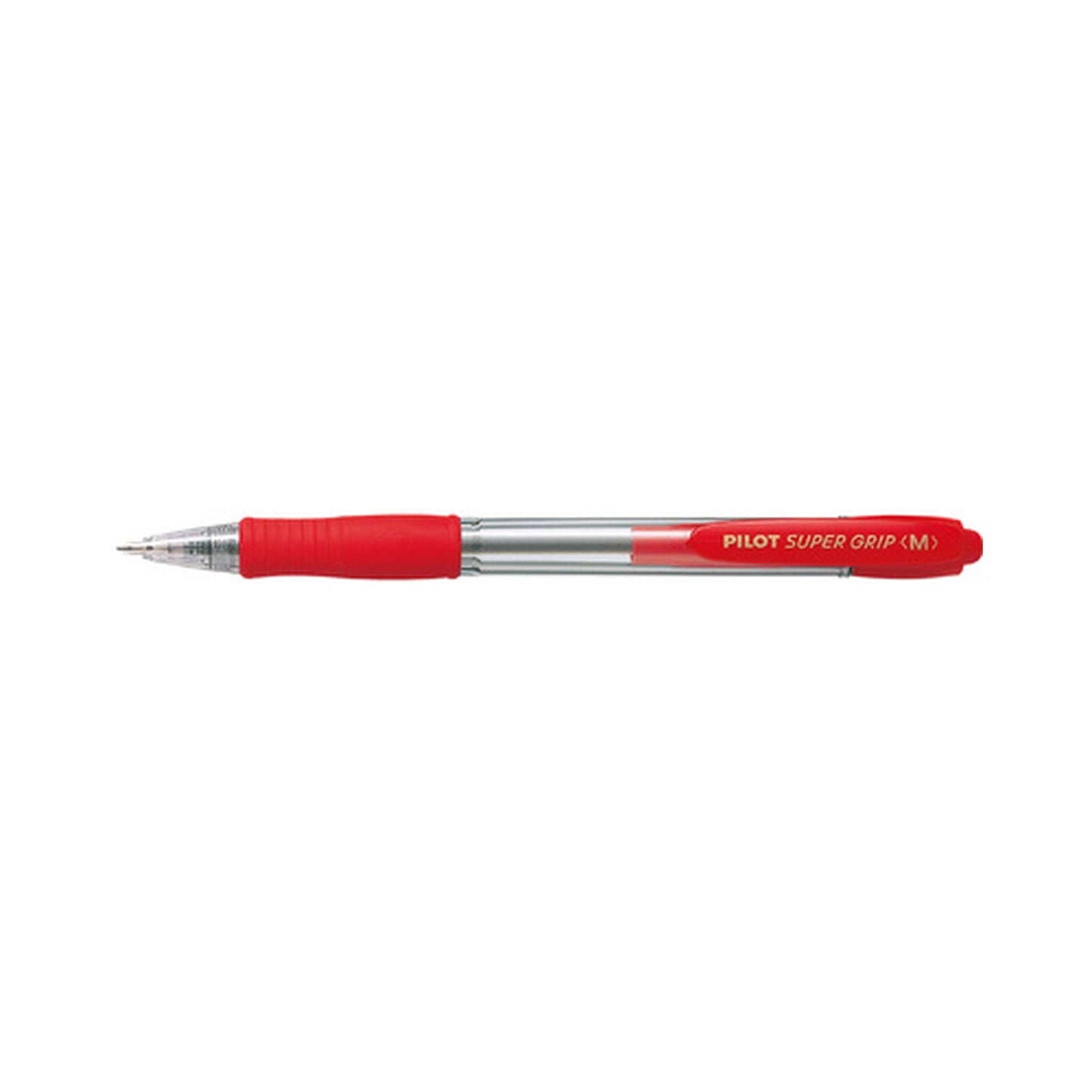 PILOT Stylo à bille rétractable SUPER GRIP M, rouge