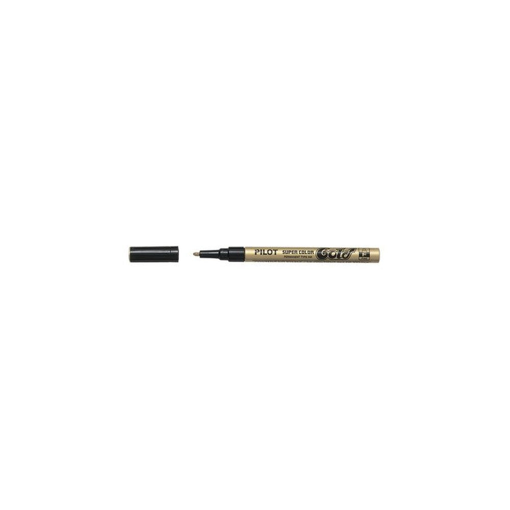 PILOT Marqueur permanent SUPER COLOR, pointe extra fine, or