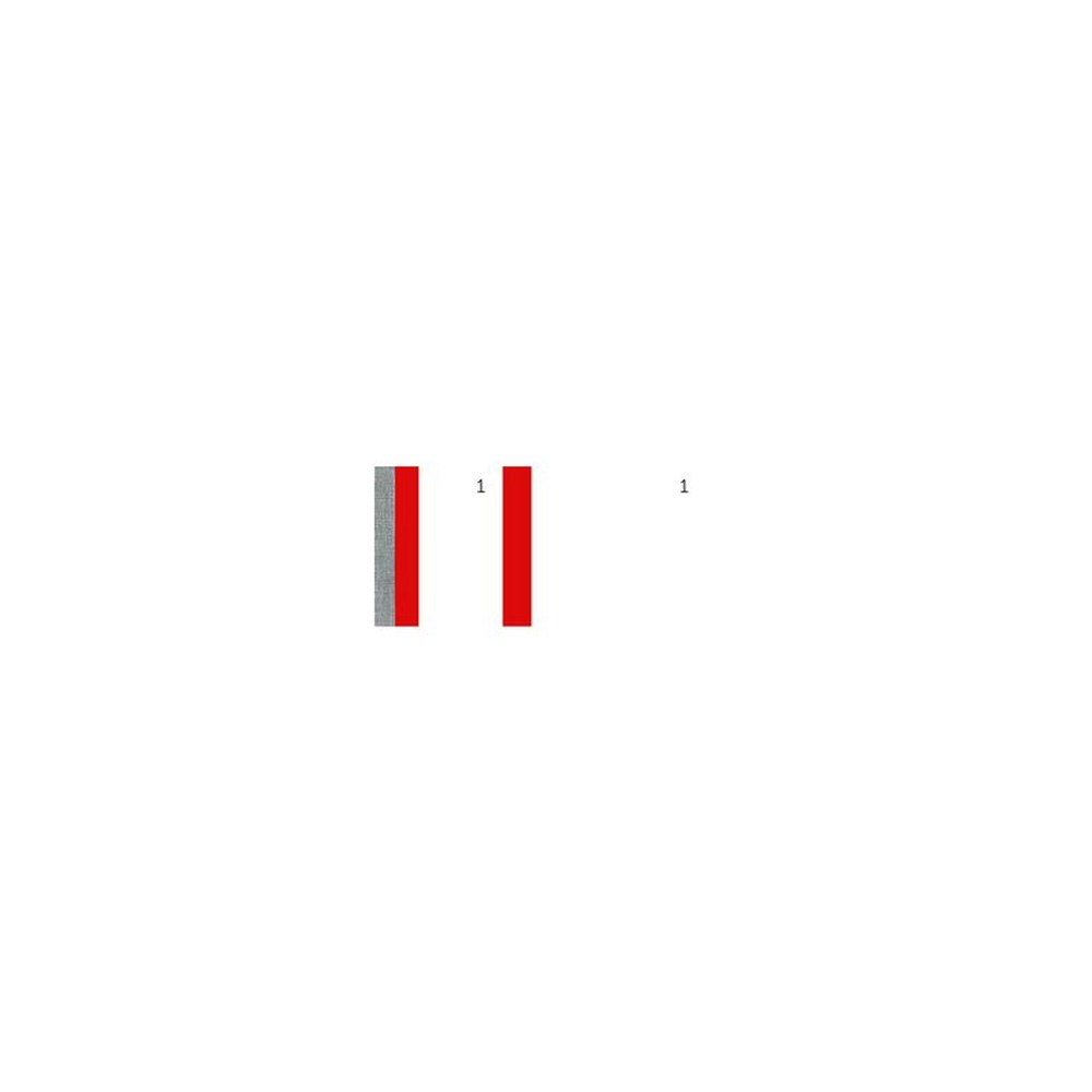 ELVE Bloc vendeur, dimensions: (L)135 x (H)60 mm, rouge x10