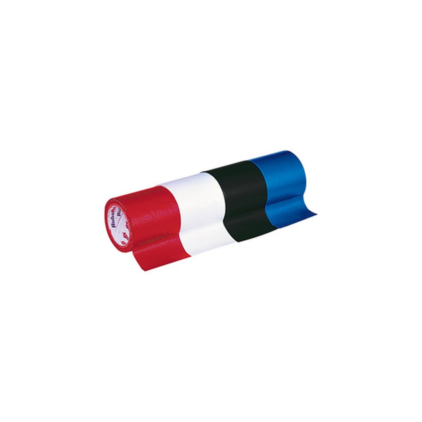 Rubafix Ruban toile, se découpe à la main, plastifié, noir