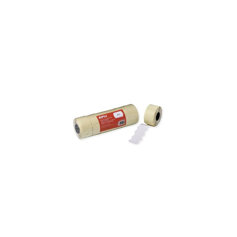 APLI Etiquette pour étiqueteuse de prix, 32 x 19 mm, blanc