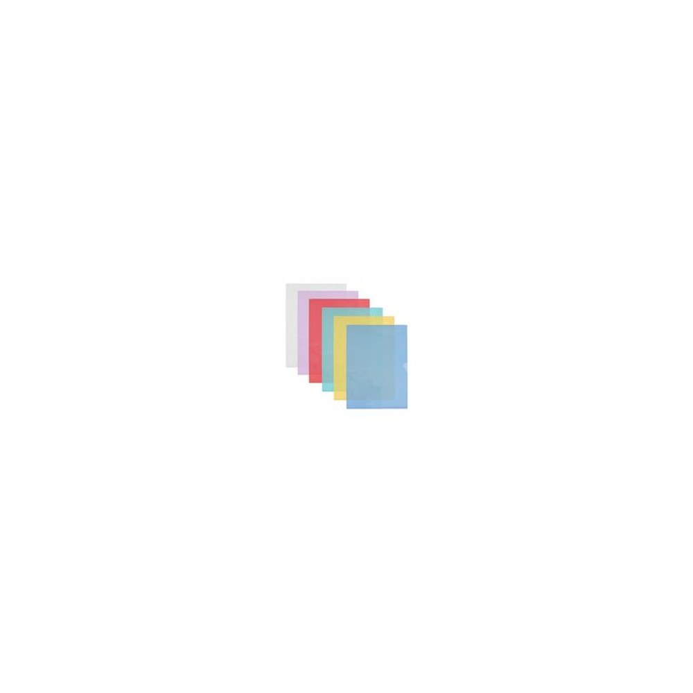 Oxford Pochettes coin Fard'Liss, A4, PVC 0,20 mm, rouge