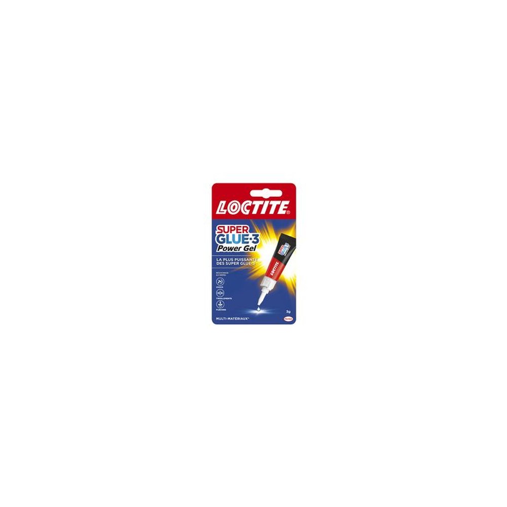 LOCTITE Colle instantanée SUPER GLUE-3 Power Gel